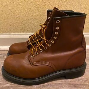 Brown Steel-Toe Boots Sz. 10.5